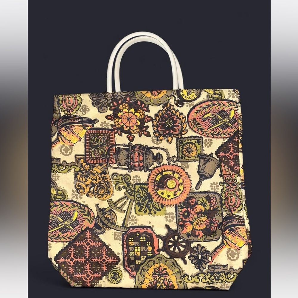 VTG Novelty Tote Bag 50s/60s